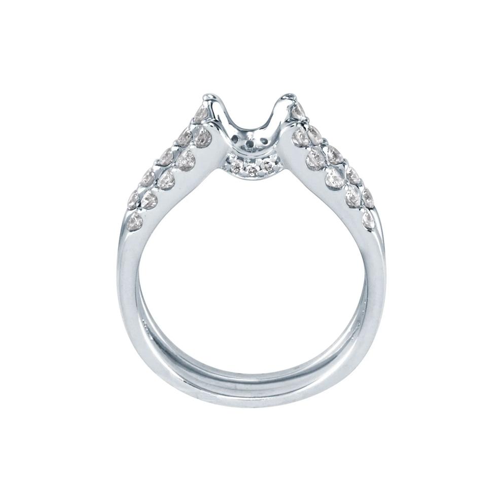 5/8 ct. tw. Diamond Ring Enhancer in 14K White Gold – Image 3 of 4