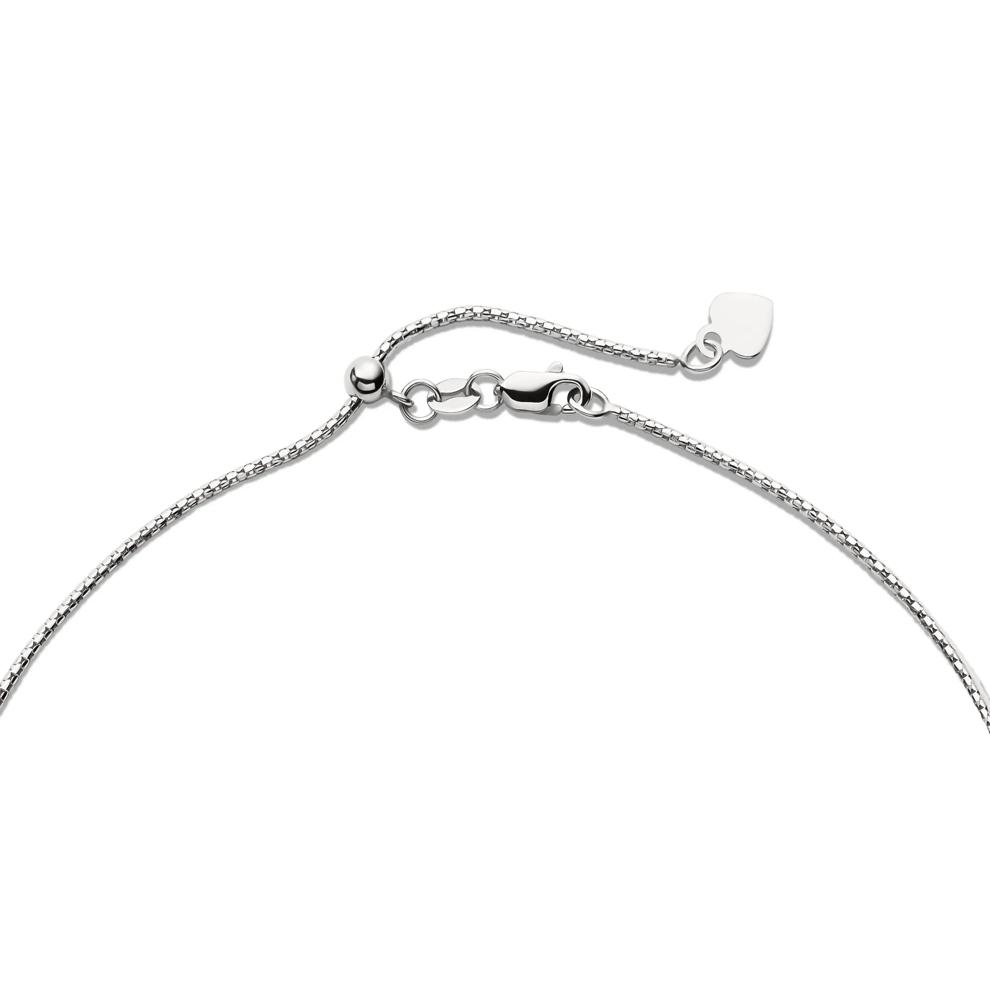 Adjustable Popcorn Chain in 14K White Gold, 22" – Image 3 of 5