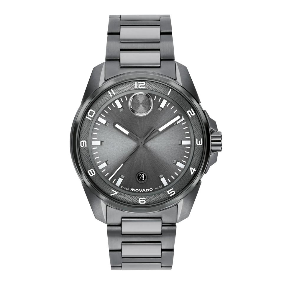 Gent's Verso S Watch in Grey Ion-Plated Stainless Steel – Image 1 of 3