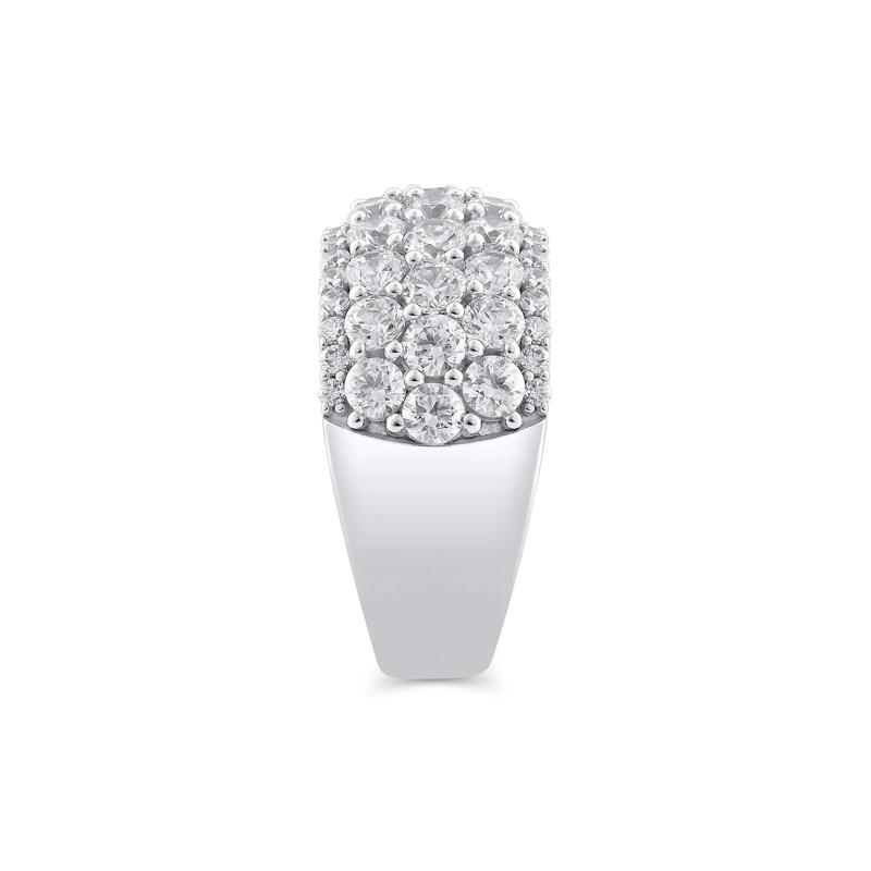 Diamond Multi-Row Band in Platinum &#40;3 ct. tw.&#41; – Image 3 of 3