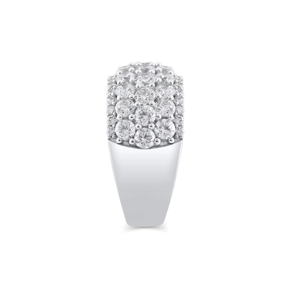 Diamond Multi-Row Band in Platinum (3 ct. tw.) – Image 3 of 3