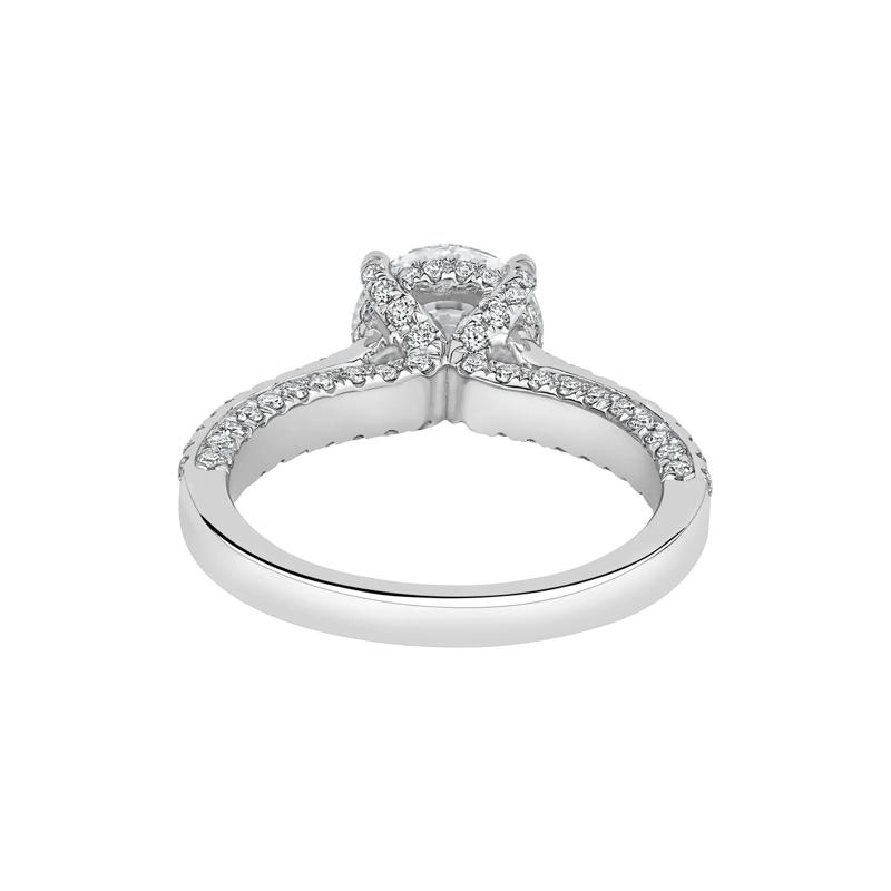 Morgan Lab Grown Diamond Engagement Ring in 14K White Gold &#40;2 7/8 ct. tw.&#41; – Image 5 of 5