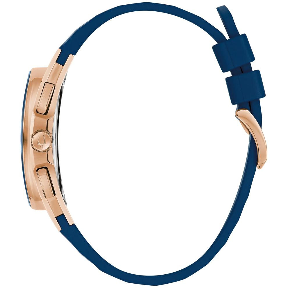 Men's Marc Anthony CURV Watch With Blue Rubber Strap – Image 2 of 3