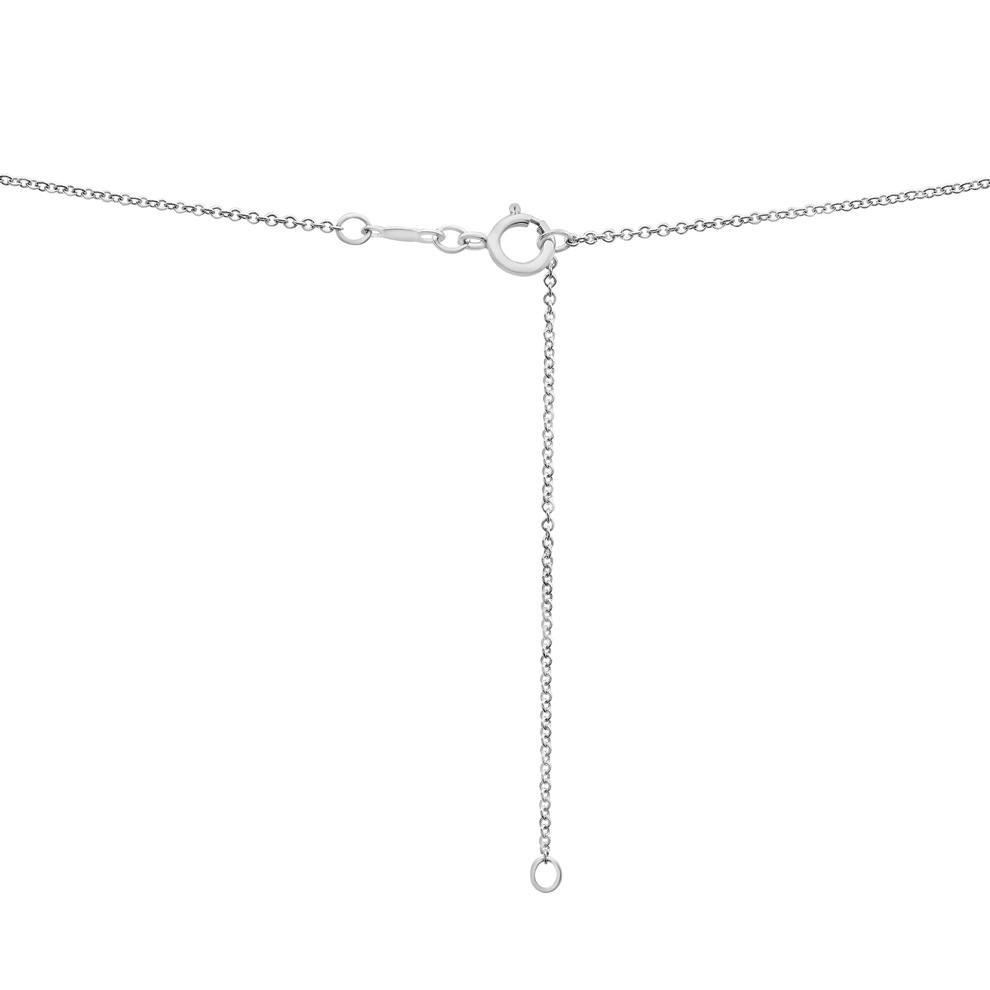 Mini Puff Heart Diamond Accent Pendant in Sterling Silver – Image 4 of 4