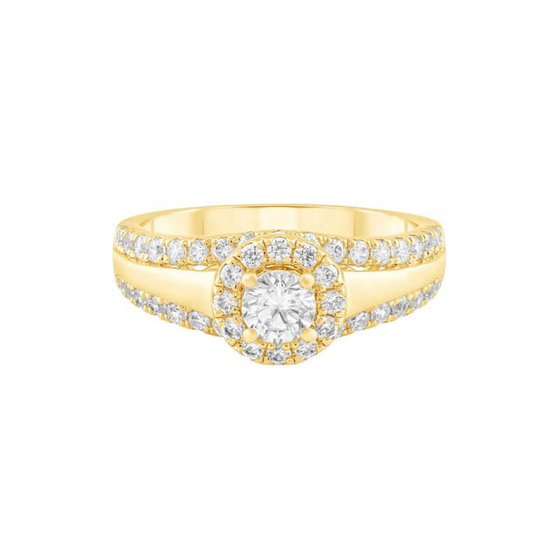 Diamond Engagement Ring in 14K Yellow Gold &#40;1 ct. tw.&#41; – Image 1 of 3