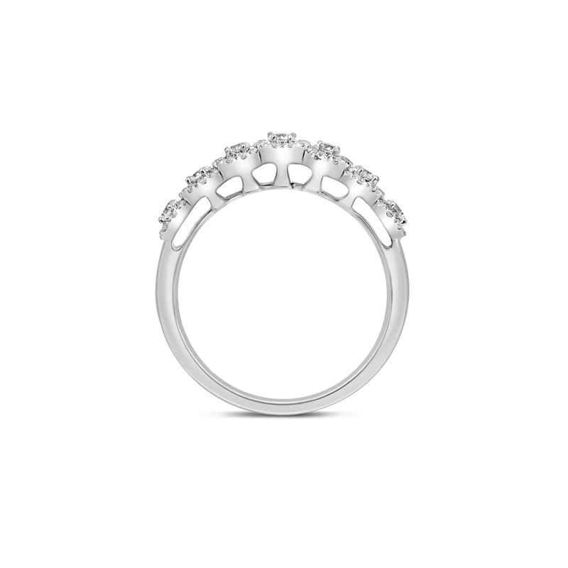 Diamond Anniversary Band with Seven Stones in 14K White Gold &#40;1/2 ct. tw.&#41; – Image 2 of 3