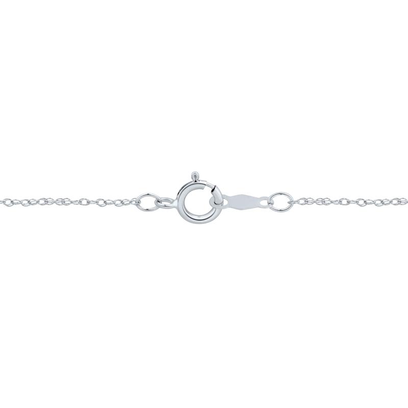 Lab Grown Diamond Open Circle Necklace in 14K White Gold &#40;1/4 ct. tw.&#41; – Image 3 of 3
