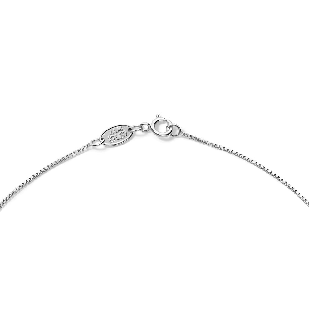 Diamond Baby Feet Pendant in Sterling Silver – Image 3 of 4