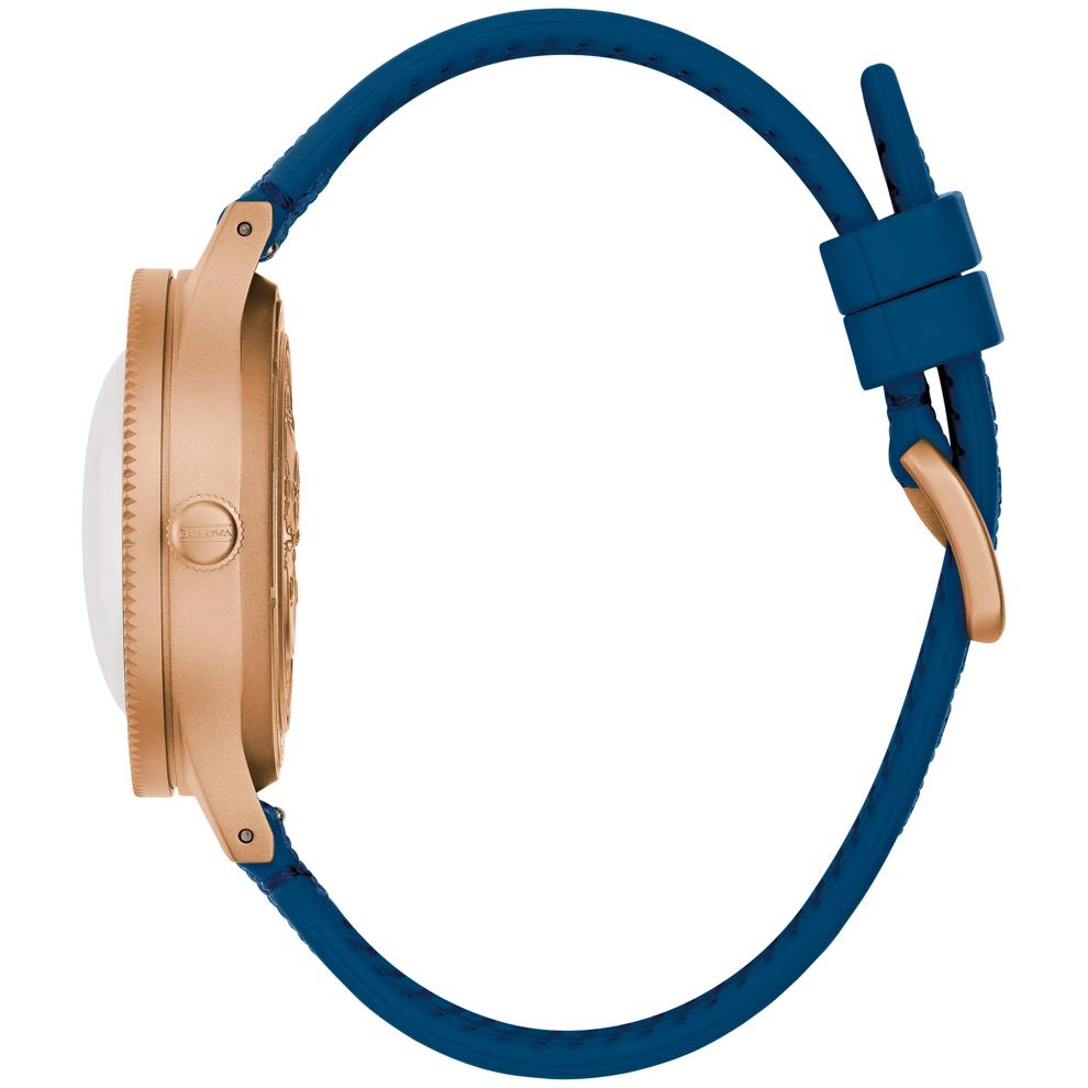 Men's MIL SHIPS Watch With a Blue Nylon Strap – Image 2 of 3