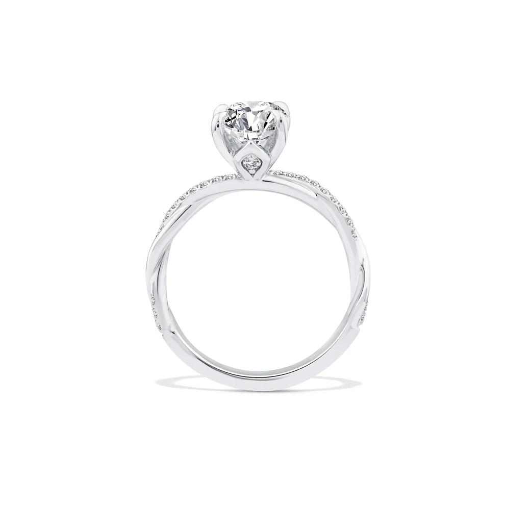 Lab Grown Diamond Oval-Shaped Engagement Ring in Platinum (2 1/7 ct. tw.) – Image 2 of 4