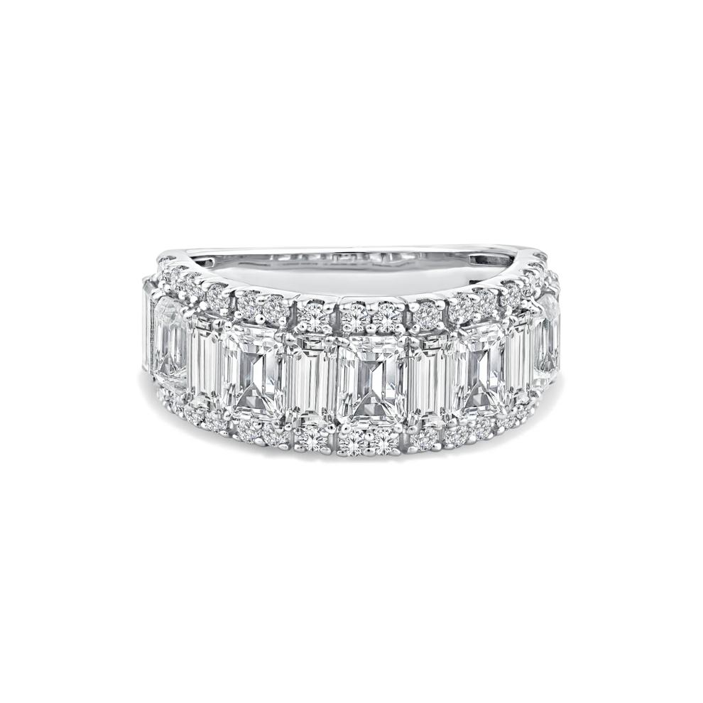 Lab Grown Diamond Band in 10K White Gold (3 1/2 ct. tw.) – Image 1 of 4