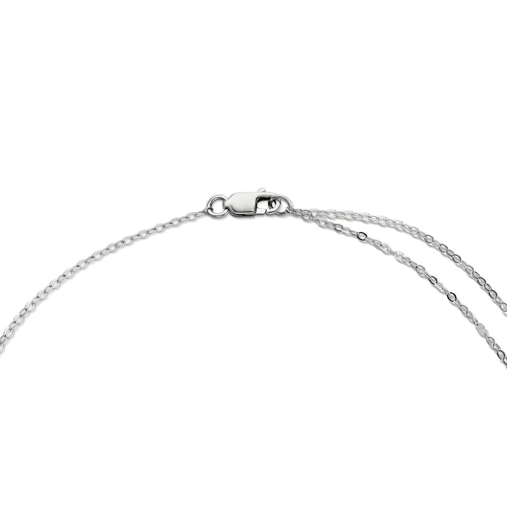 Lab Grown Diamond Bezel Station Necklace in 14K White Gold (1 ct. tw.) – Image 2 of 5