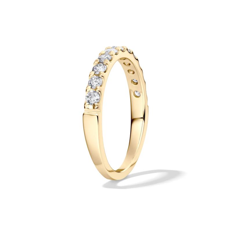 Diamond Anniversary Band in 14K Yellow Gold &#40;1/2 ct. tw.&#41; – Image 3 of 4