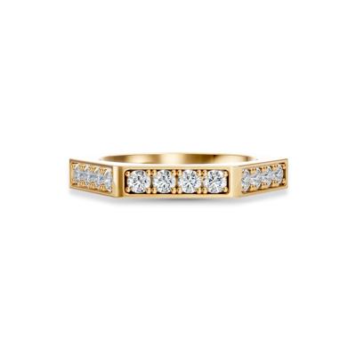 Men's Lab Grown Diamond Thin Band in Vermeil