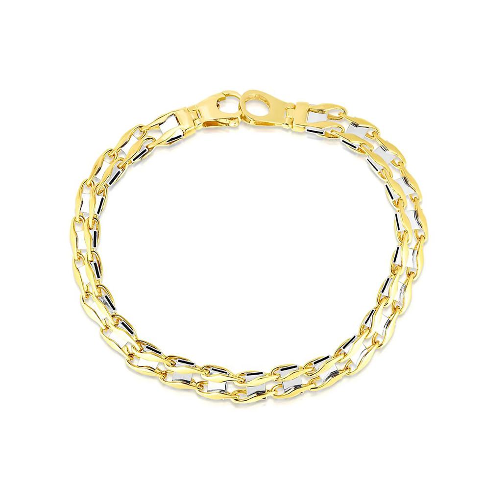 14KYW GENTS RAILROAD 6.5mm 8.5" BC – Image 1 of 1