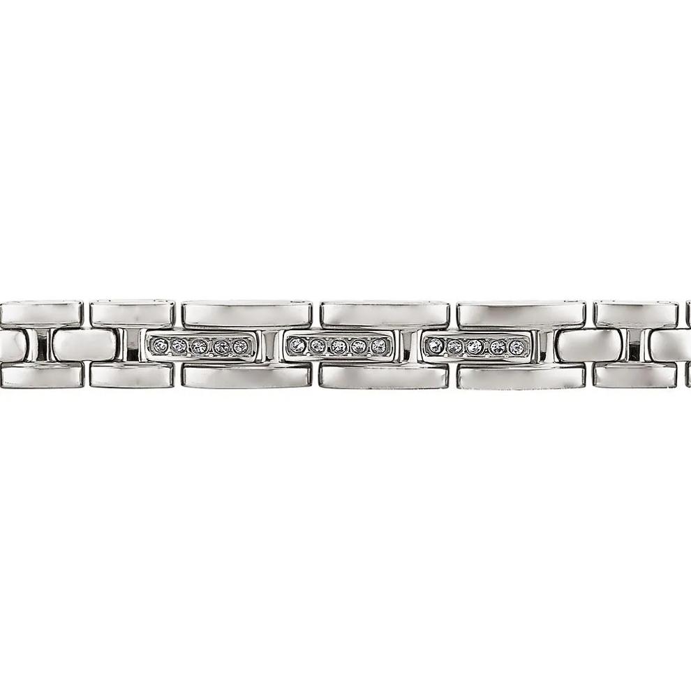 Crystal Women&rsquo;s Watch &amp; Bracelet Set in Stainless Steel – Image 5 of 7