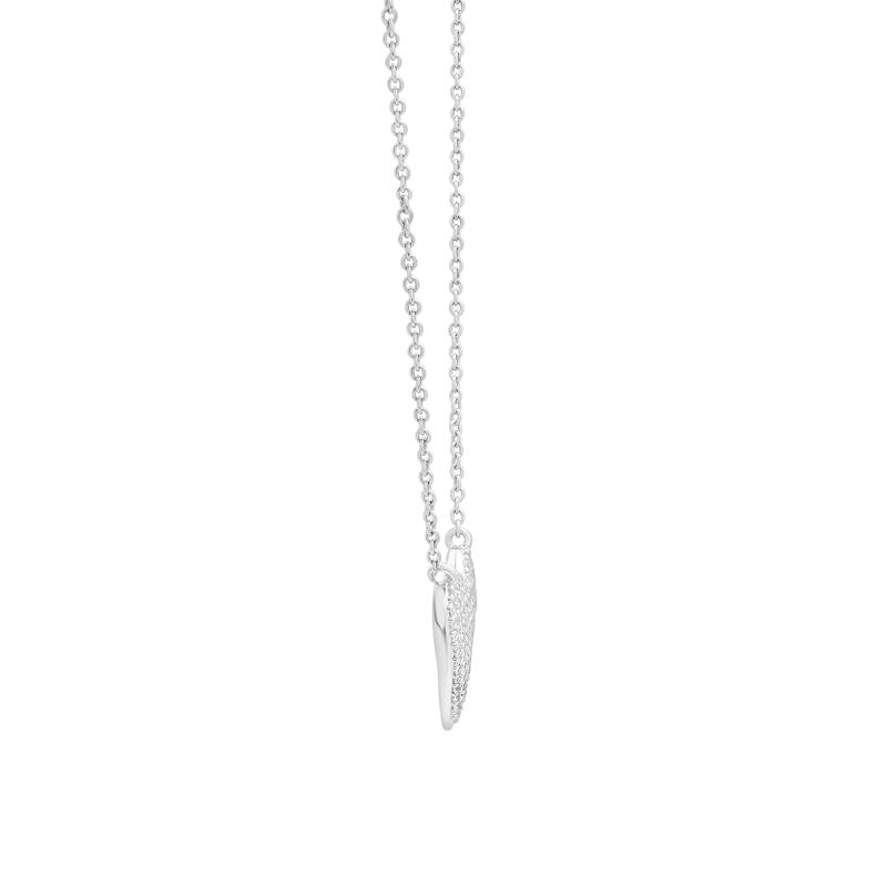 Diamond Heart Necklace in 10K White Gold &#40;1/4 ct. tw.&#41; – Image 2 of 3