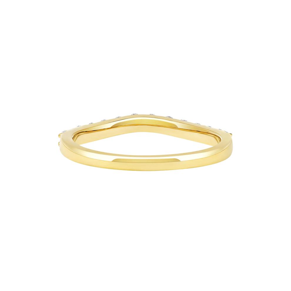 Leila Lab Grown Diamond Contour Band in 18K Yellow Gold (1/3 ct. tw.) – Image 4 of 5