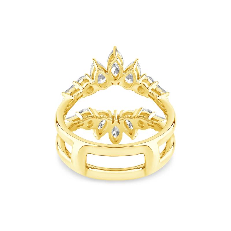 Lab Grown Diamond Contour Insert Ring in 14K Yellow Gold &#40;1 3/4 ct. tw.&#41; – Image 4 of 4