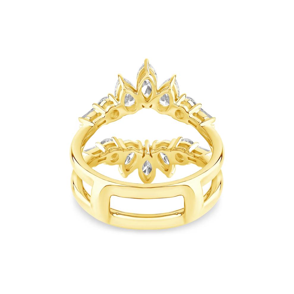 Lab Grown Diamond Contour Insert Ring in 14K Yellow Gold (1 3/4 ct. tw.) – Image 4 of 4