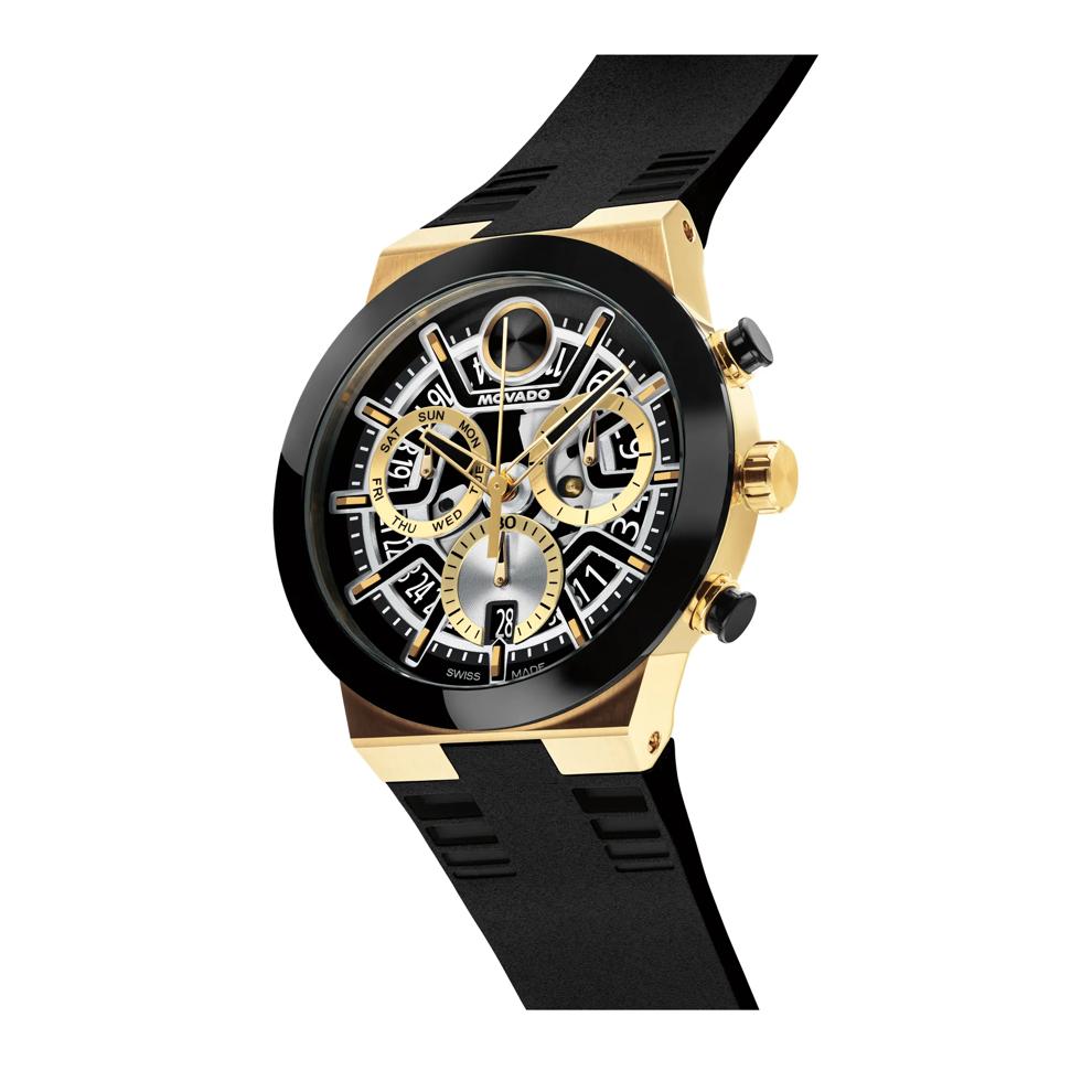 Gent's Fusion Watch With Black Silicone Strap – Image 2 of 3