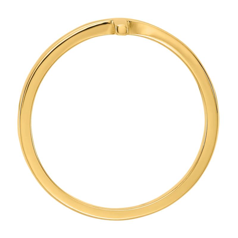 Sideways Cross Ring in 14K Yellow Gold – Image 3 of 3