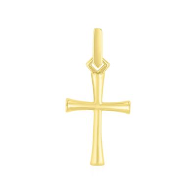 Men's Cross Charm in Vermeil