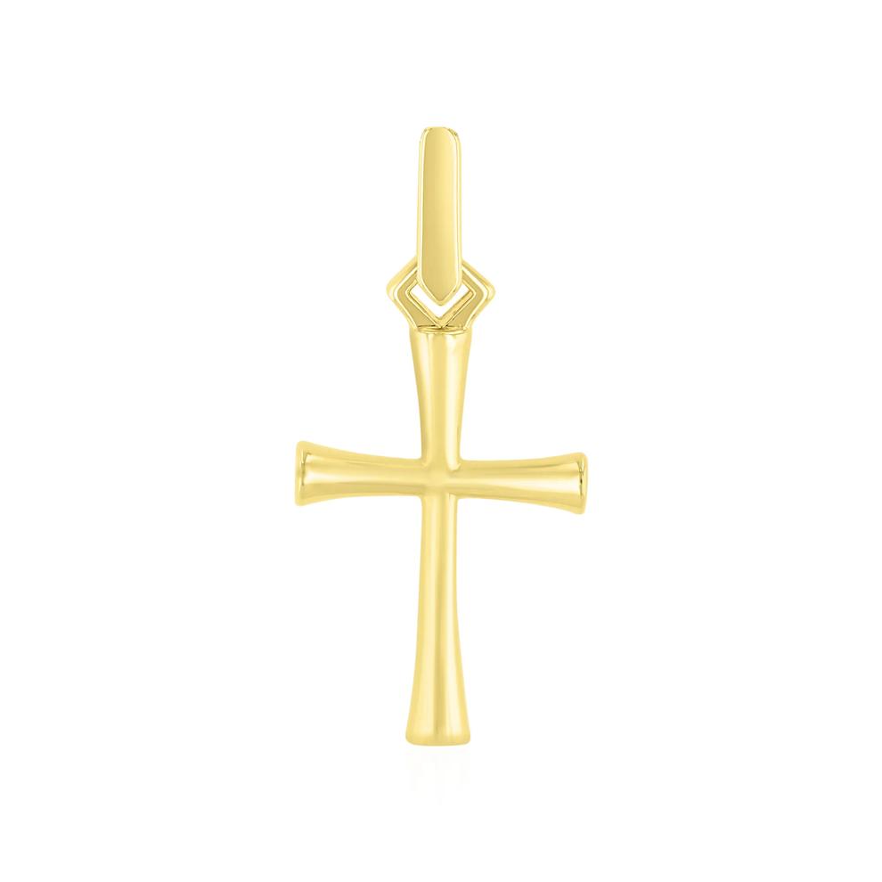 Men's Cross Charm in Vermeil – Image 1 of 3