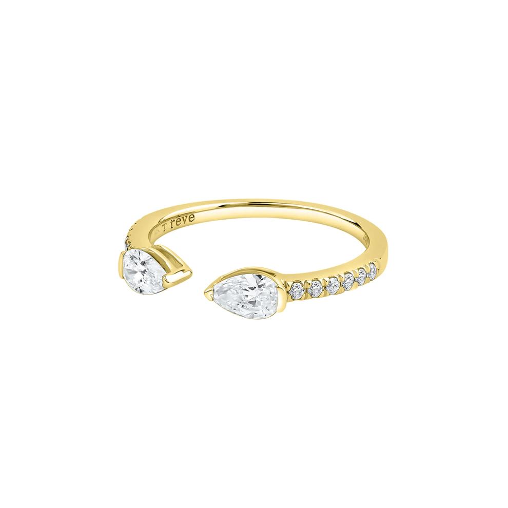 Suki Lab Grown Diamond Open Wedding Band in 14K Yellow Gold (5/8 ct. tw.)  – Image 4 of 5