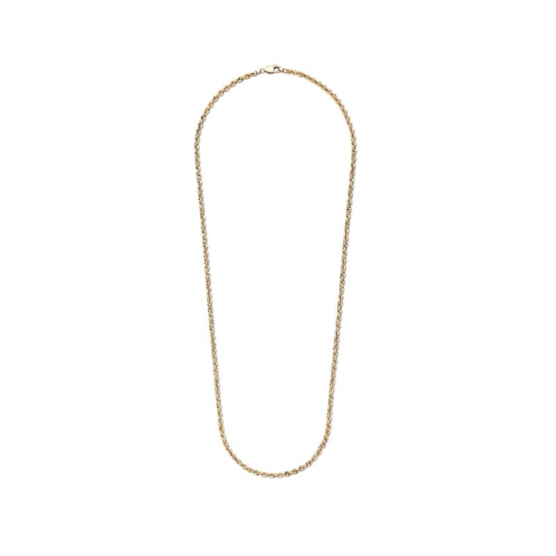 Heavy Hollow Rope Chain in 14K Yellow Gold, 22" – Image 2 of 3