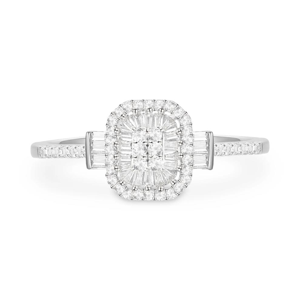 Diamond Promise Ring in Sterling Silver (1/3 ct. tw.) – Image 1 of 4