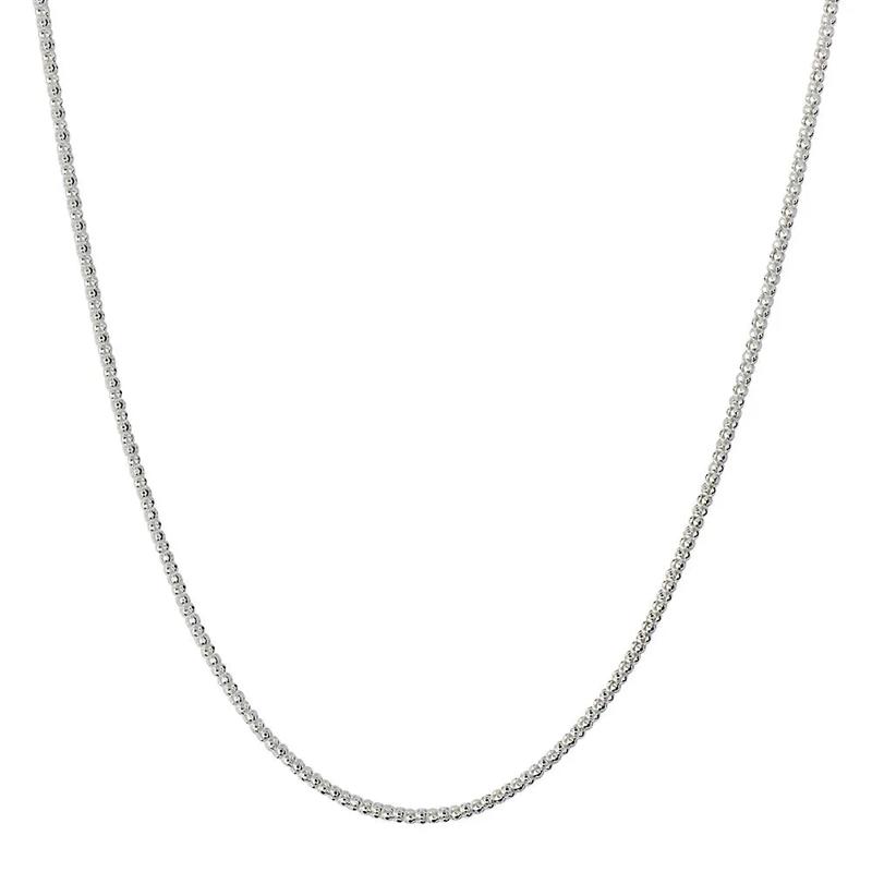 Popcorn Chain Necklace in Sterling Silver – Image 1 of 3