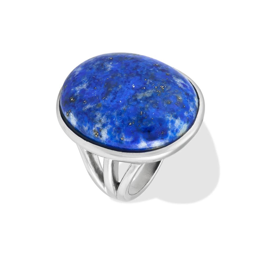 Blue Lapis Ring in Sterling Silver – Image 4 of 4