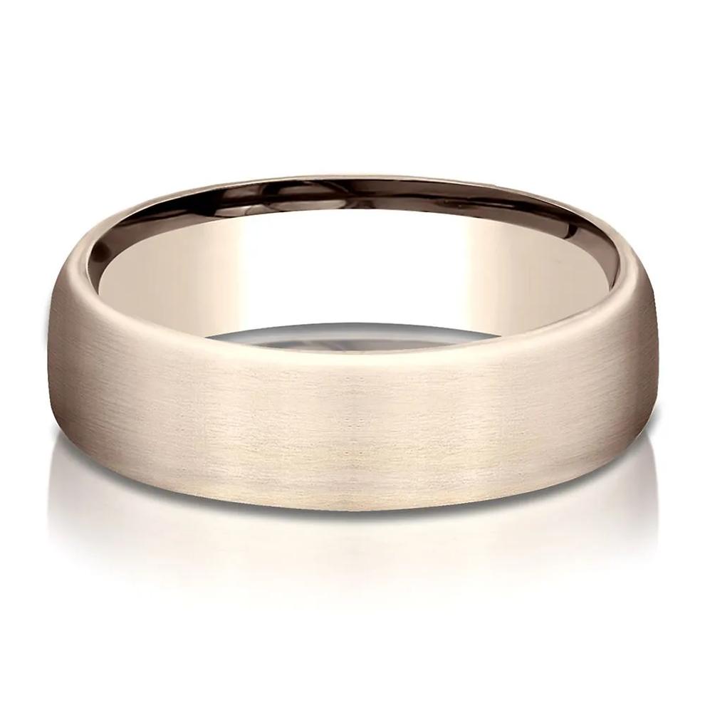 Wedding Band in 14K Rose Gold, 6.5MM – Image 1 of 3