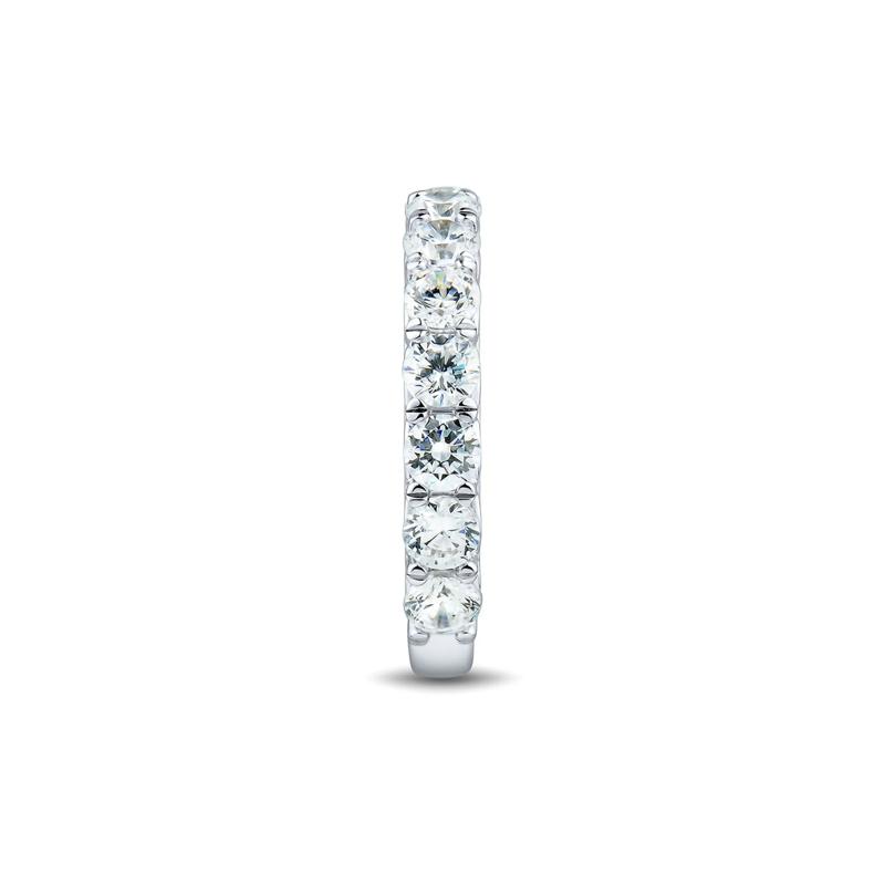 Lab Grown Diamond Semi-Eternity Band in 14K White Gold &#40;2 ct. tw.&#41; – Image 3 of 3