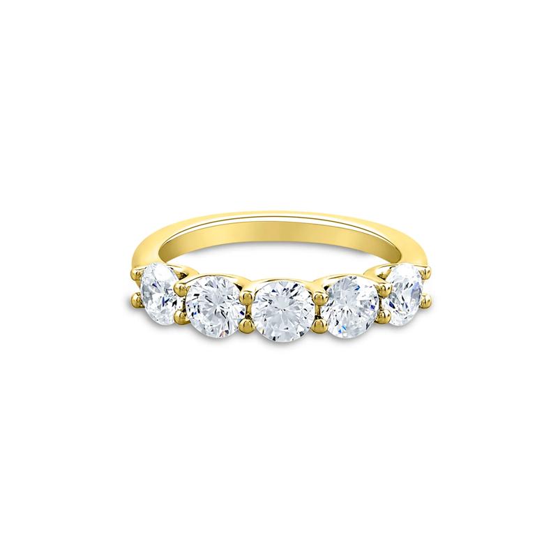 Lab Grown Diamond Five-Stone Anniversary Band &#40;2 ct. tw.&#41; – Image 1 of 3