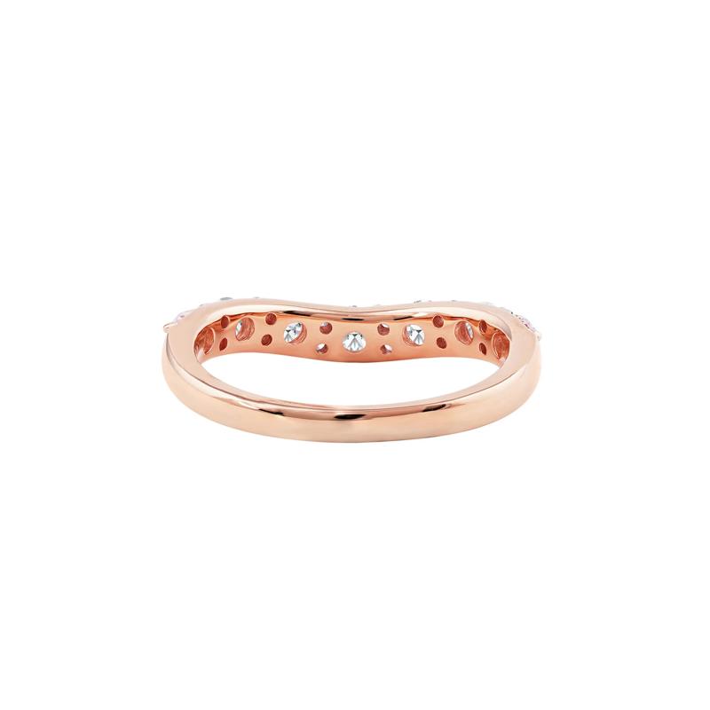 Lab Grown Diamond Contour Band in 14K Rose Gold (3/4 ct. tw.) – Image 5 of 7