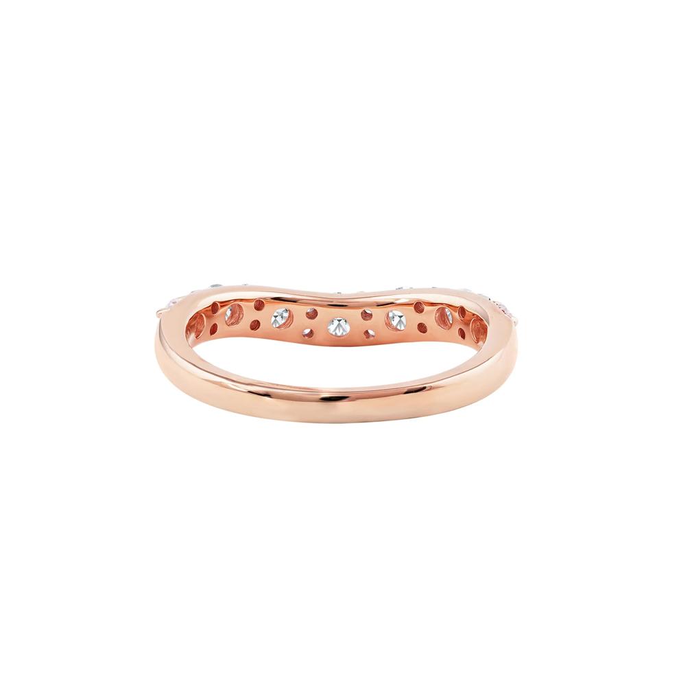 Lab Grown Diamond Contour Band in 14K Rose Gold (3/4 ct. tw.) – Image 5 of 7