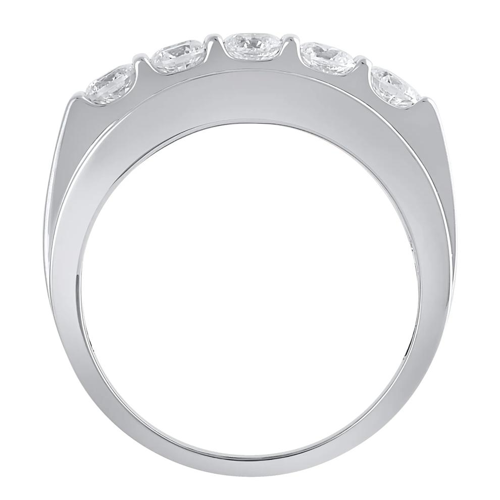 Men's Lab Grown Diamond Ring in 10K White Gold (3 ct. tw.) – Image 2 of 3