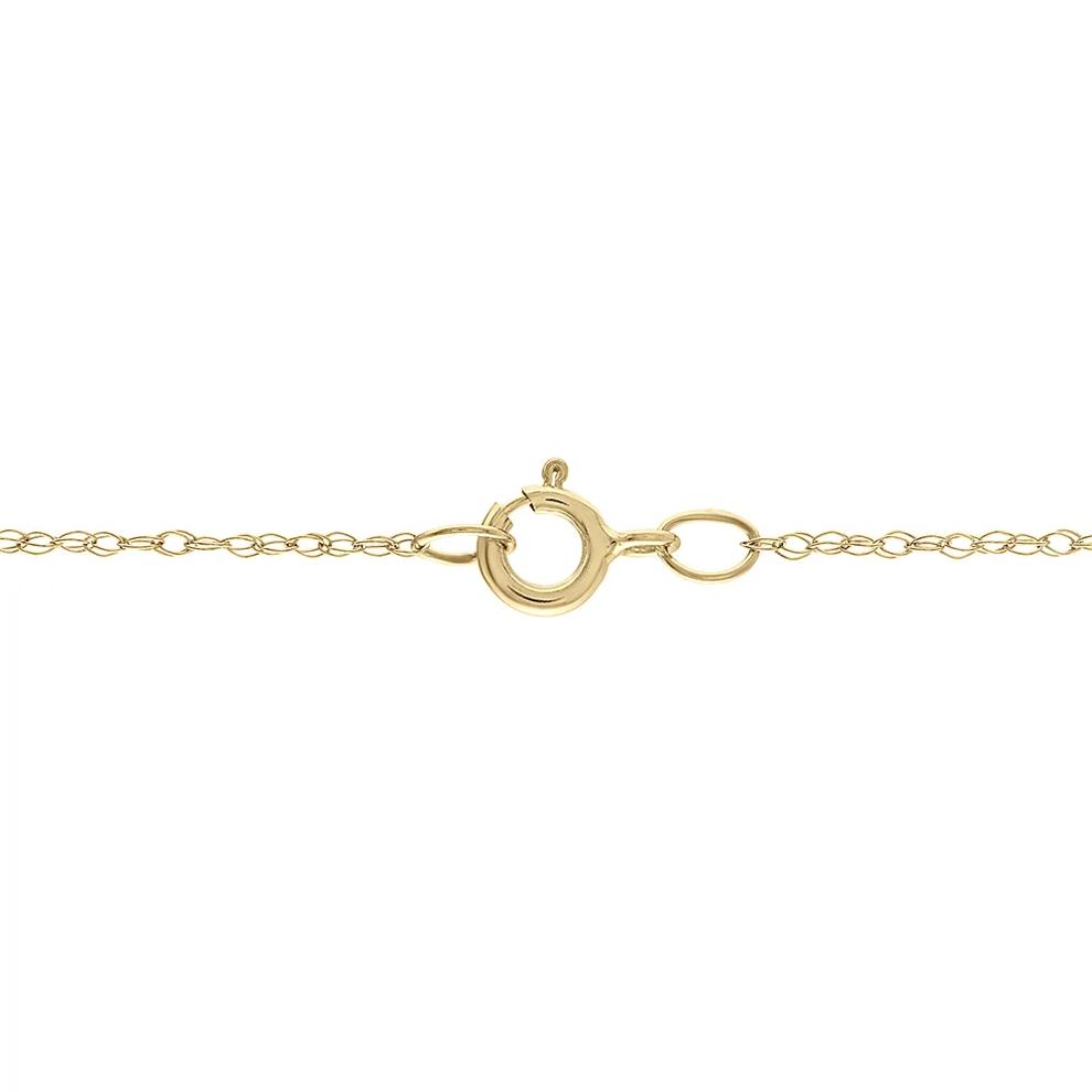 Purple Amethyst &amp; Diamond Accent Heart Pendant Necklace in 10K Yellow Gold – Image 2 of 4