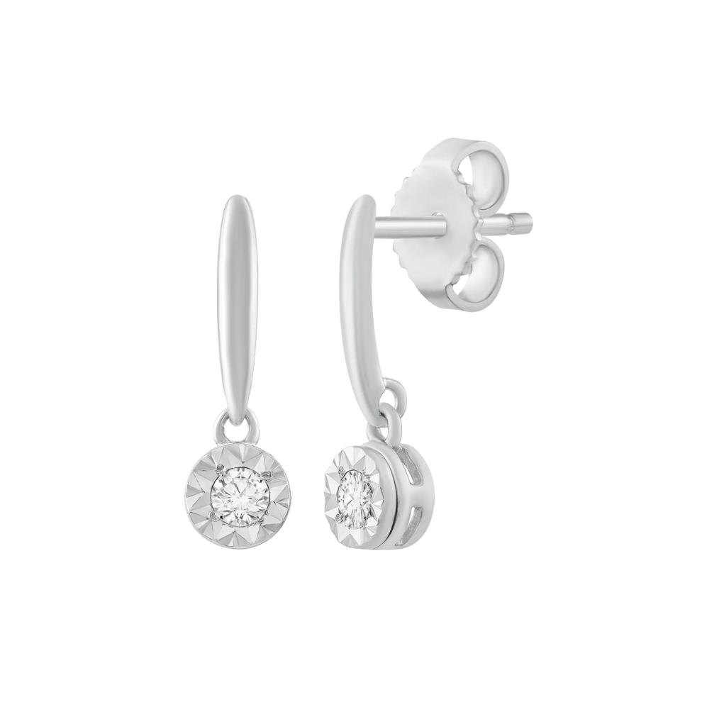6-Pair Diamond Earring Set in Sterling Silver (1/4 ct. tw.) – Image 2 of 4