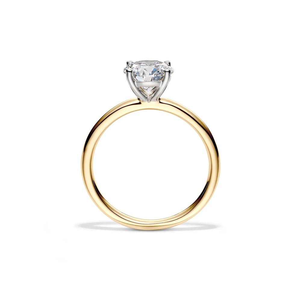 Lab Grown Diamond Solitaire Round Engagement Ring in 14K Yellow Gold (1 1/2 ct.) – Image 2 of 4