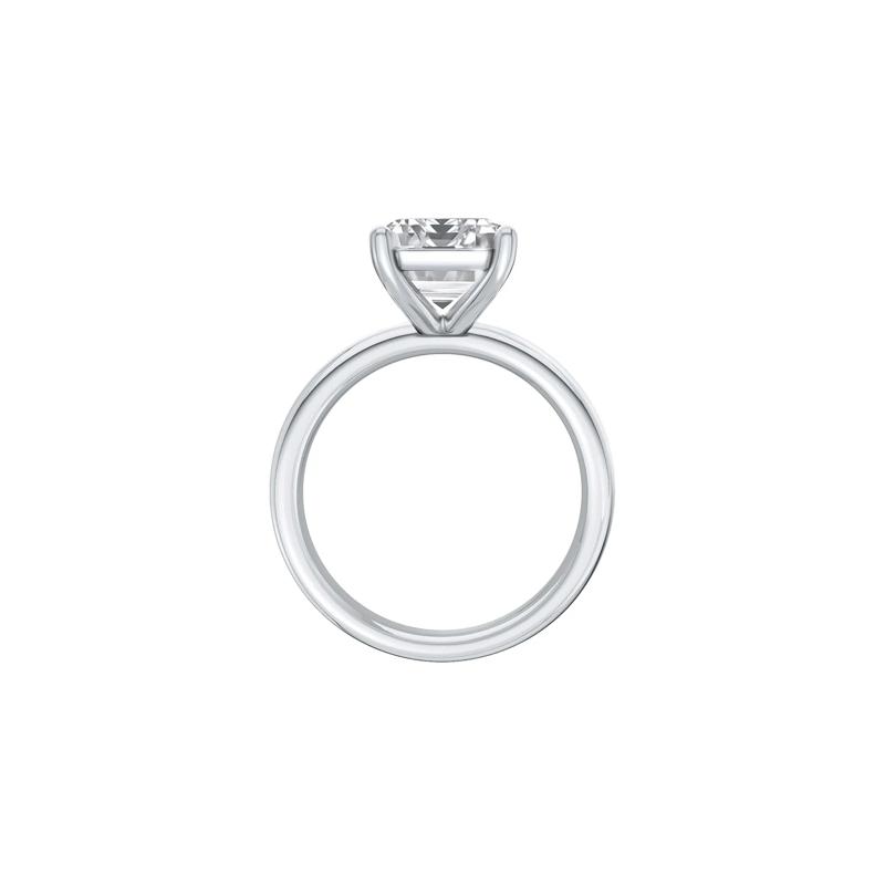 Lab Grown Diamond Emerald-Cut Solitaire Ring in 14K White Gold &#40;5 ct.&#41; – Image 2 of 4