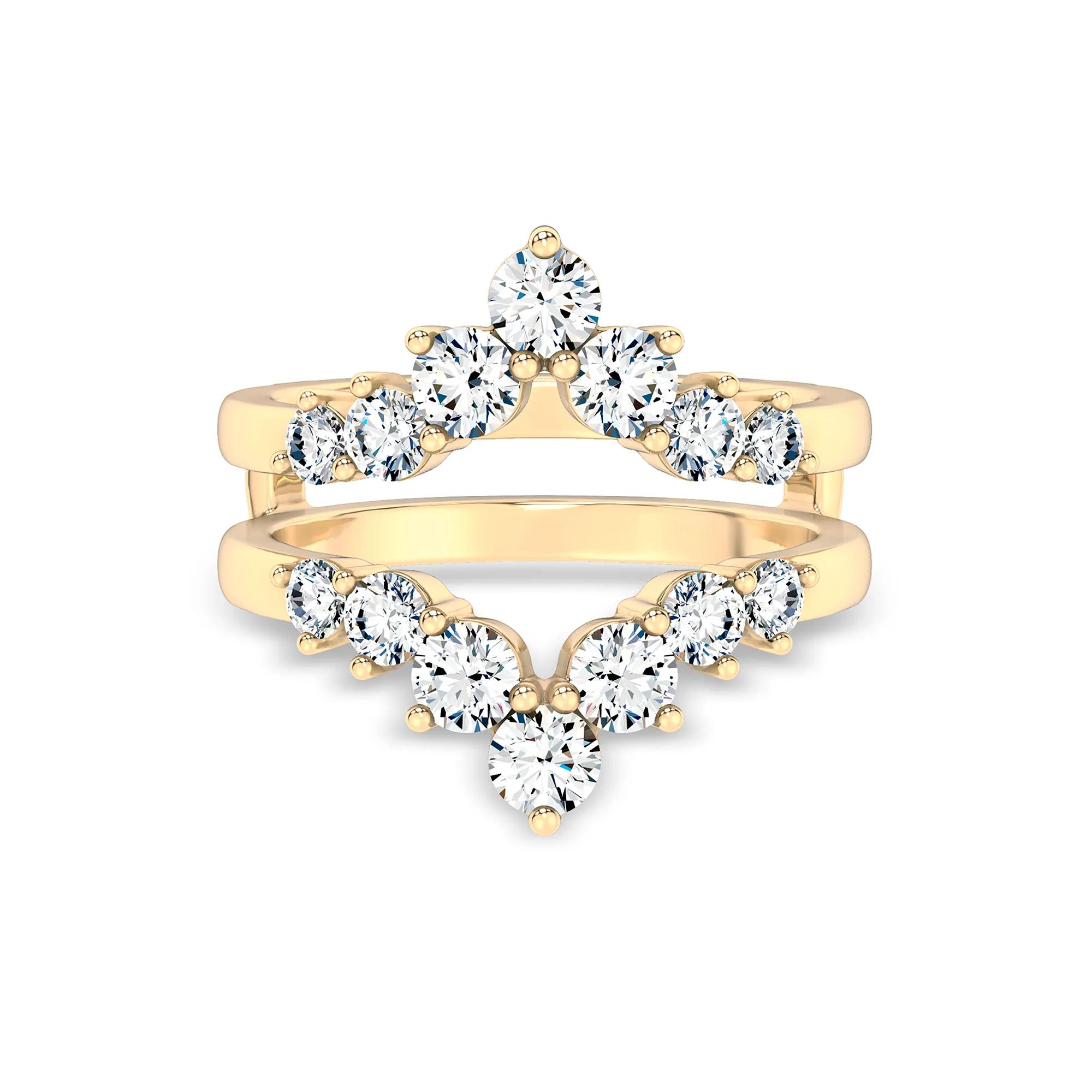 Helzberg Lab Grown Diamonds Lab Grown Diamond Contour Ring Enhancer