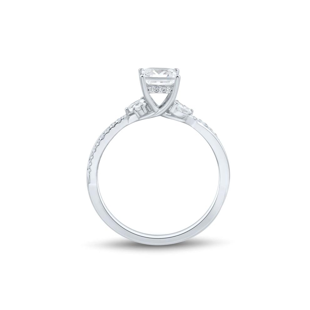 Princess-Cut Diamond Engagement Ring in 14K White Gold (3/4 ct. tw.) – Image 3 of 3