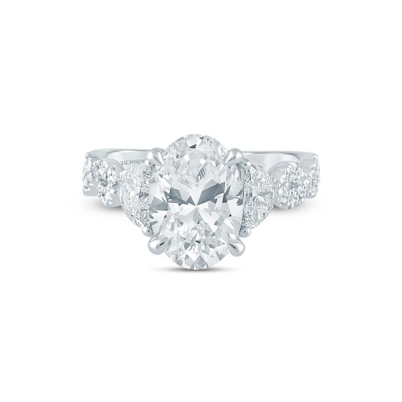 Natalie Lab Grown Diamond Engagement Ring in 14K White and Yellow Gold (3 5/8 ct. tw.) – Image 1 of 4