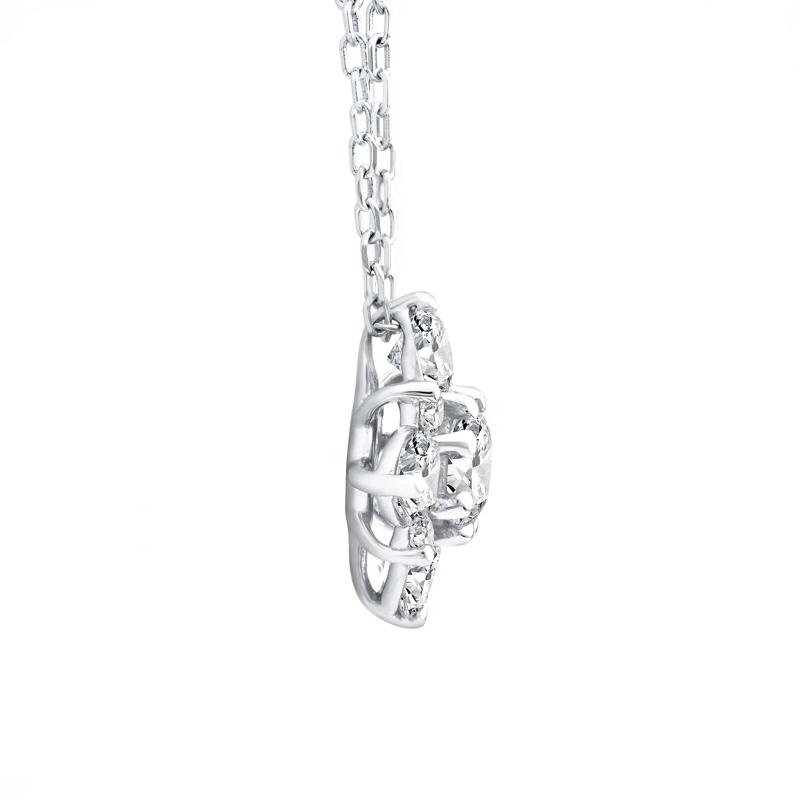 Lab Grown Diamond Starburst Pendant in 10K White Gold &#40;7/8 ct. tw.&#41; – Image 2 of 3