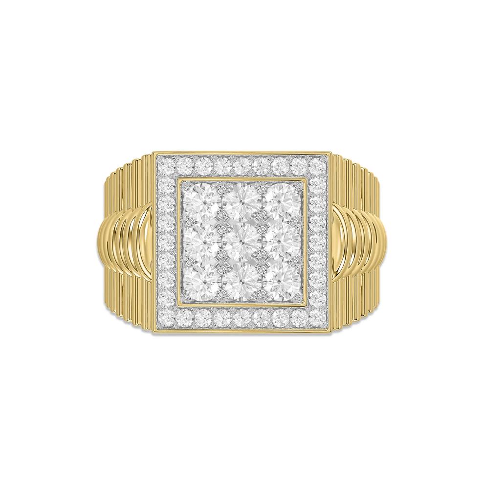Men's Diamond Ring in 10K Yellow Gold (1 1/2 ct. tw.) – Image 1 of 4