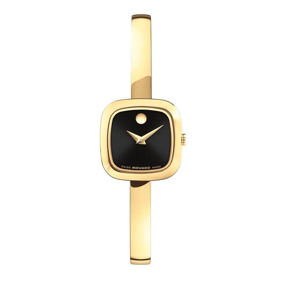 Ladies' Museum Bangle Watch in Gold-Tone Stainless Steel, 21mm – Image 1 of 3