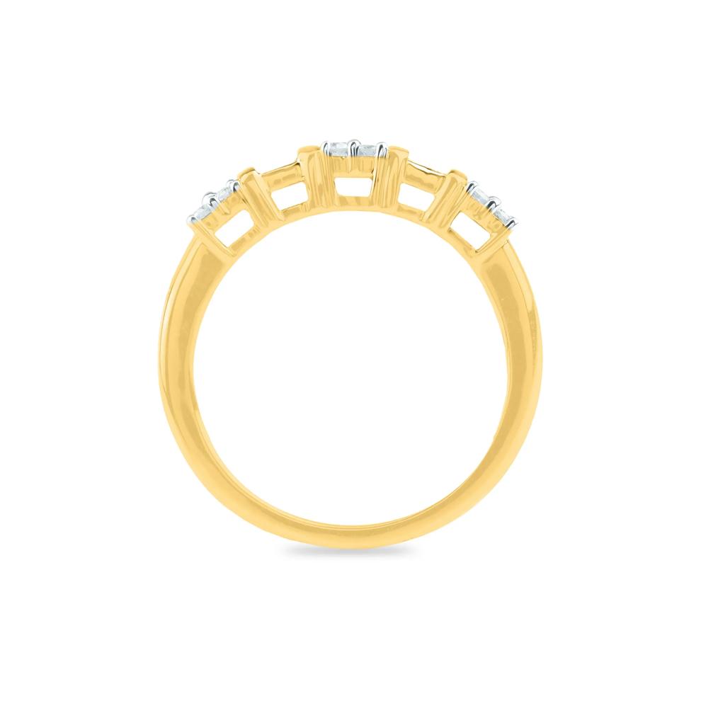 Diamond Band in 10K Yellow Gold (1/4 ct. tw.) – Image 2 of 3